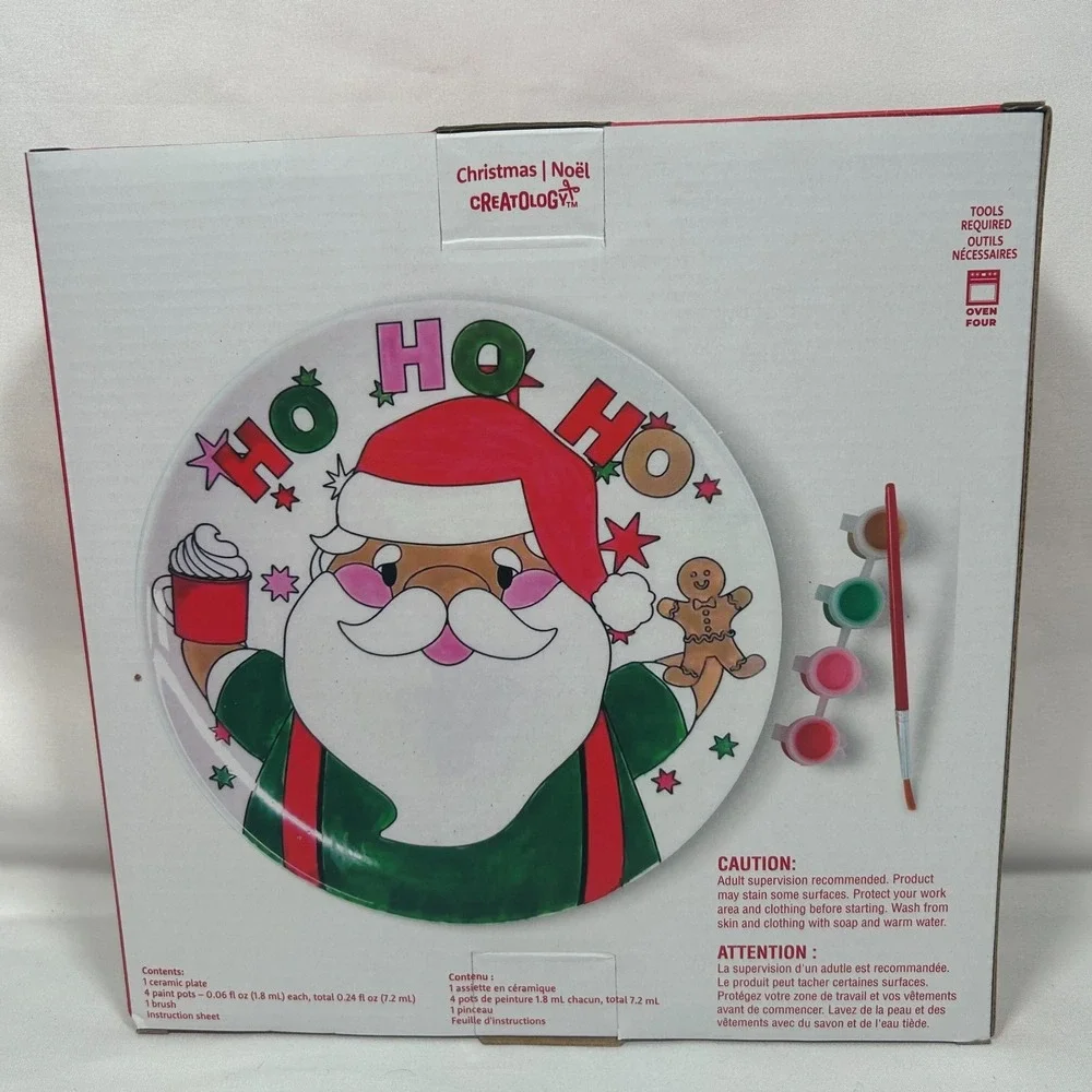 Creatology ceramic santa